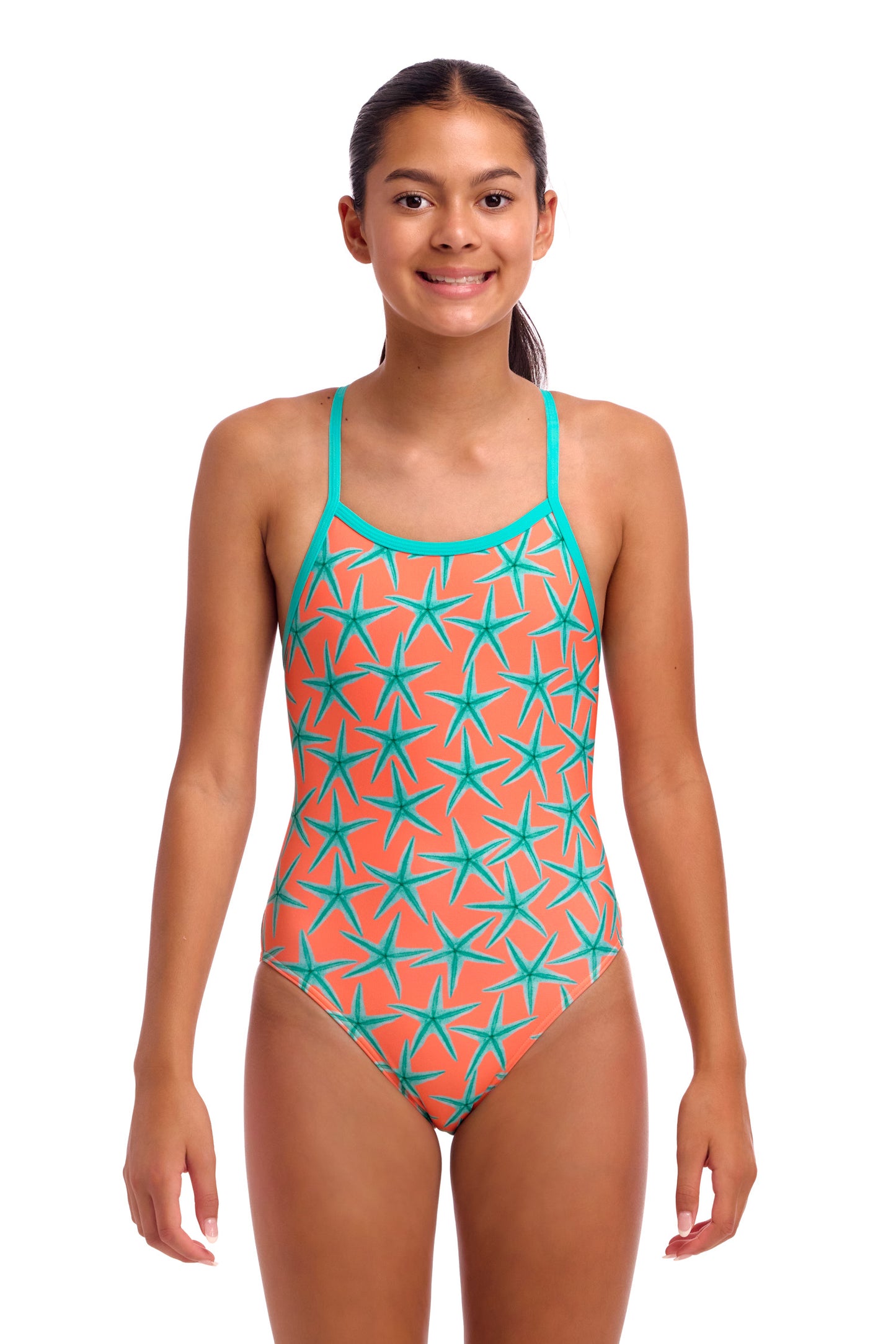 Maillot une pièce à bretelles simples Funkita Loose Goose pour filles