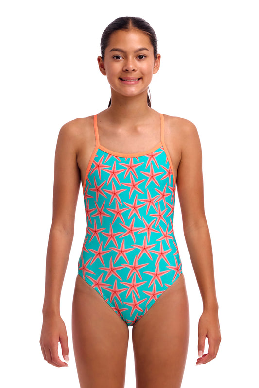 Maillot une pièce à bretelles simples Funkita Loose Goose pour filles