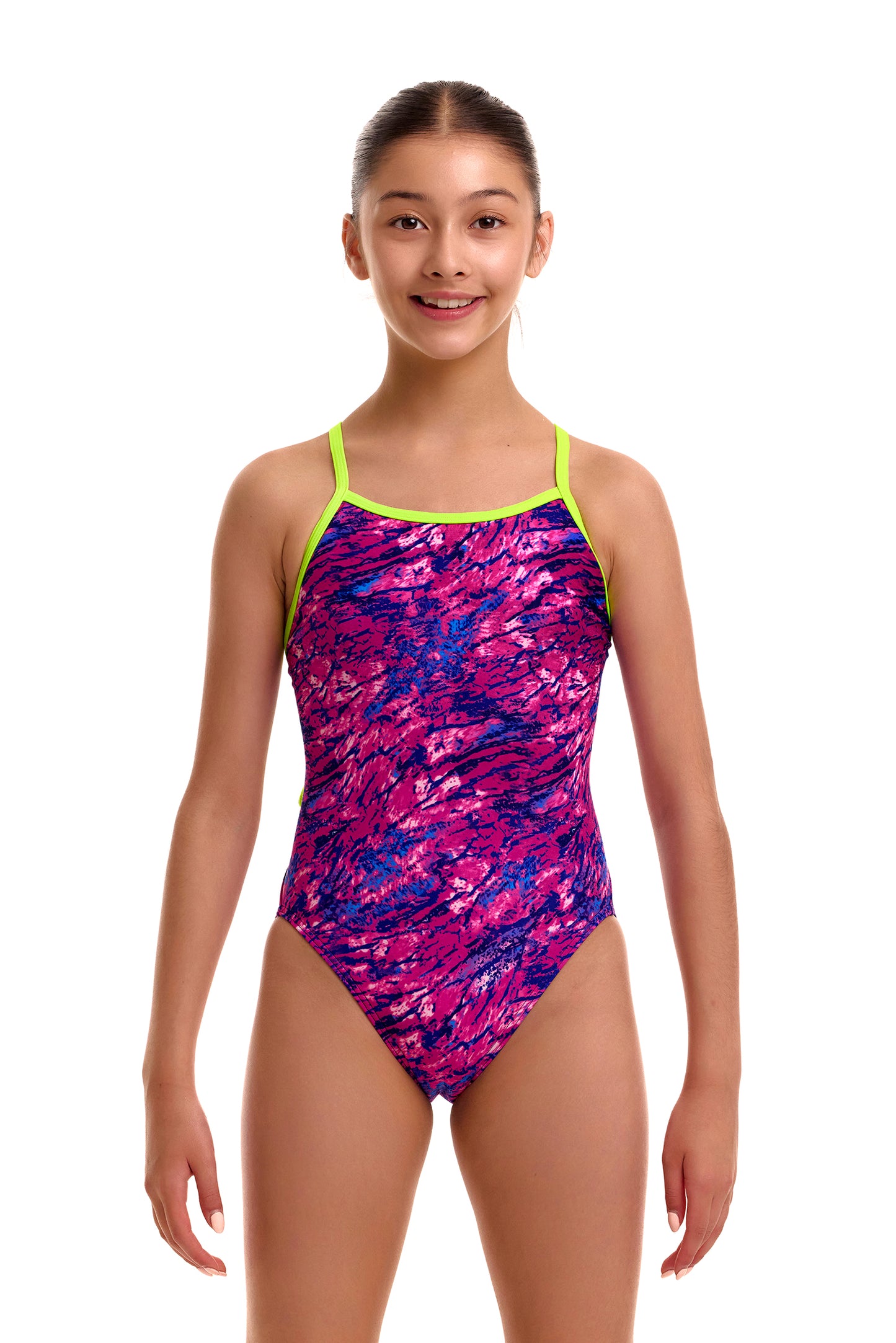 Maillot une pièce à bretelles simples Funkita Loose Goose pour filles