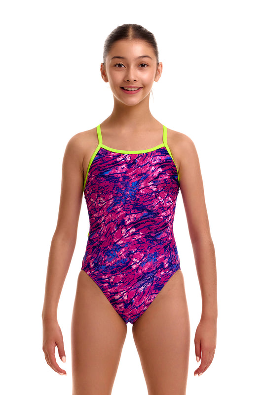 Funkita Girls Sweet Scaley Single Strap One Piece