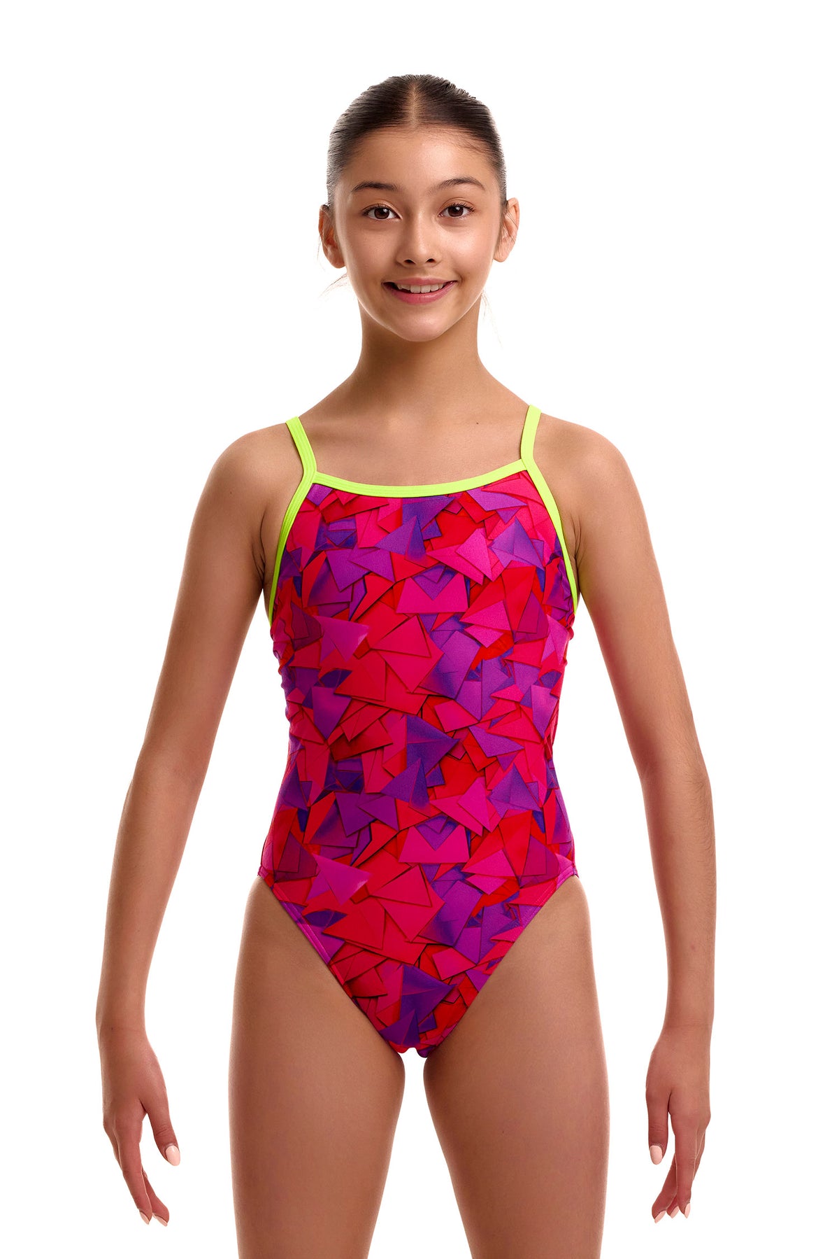 Maillot une pièce à bretelles simples Funkita Loose Goose pour filles