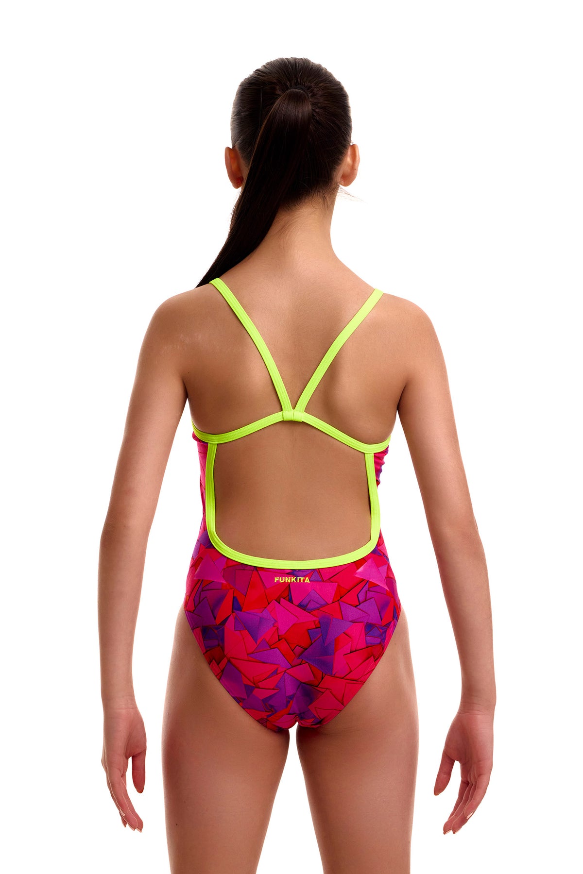 Maillot une pièce à bretelles simples Funkita Loose Goose pour filles