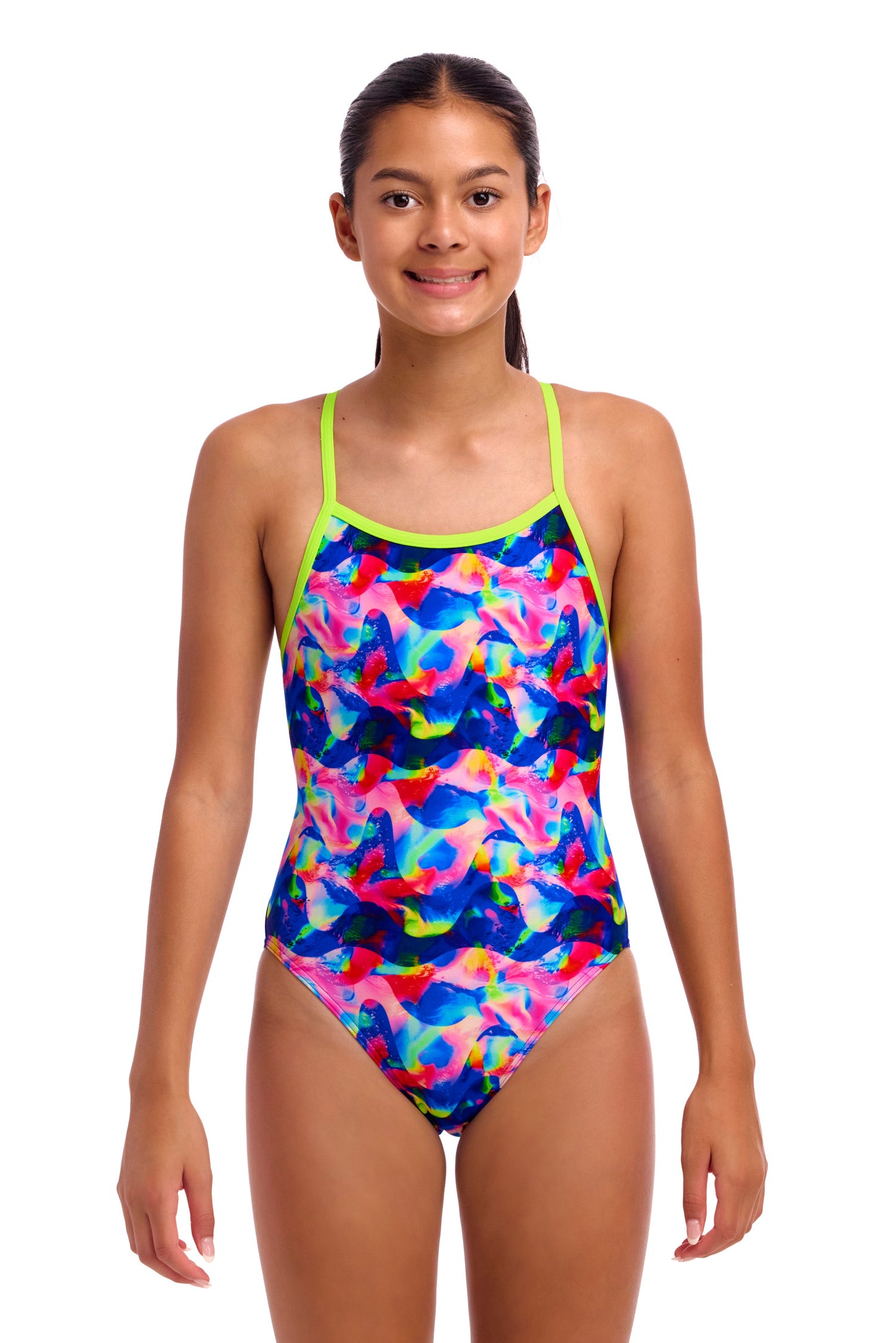Maillot une pièce à bretelles simples Funkita Loose Goose pour filles
