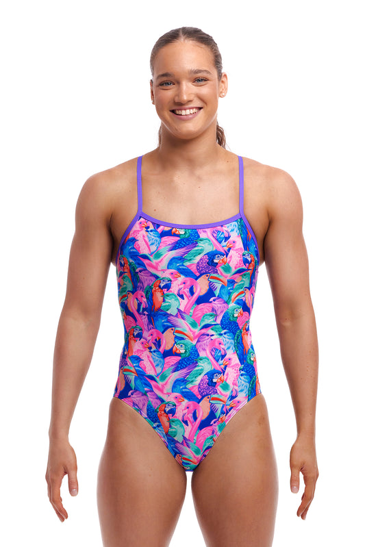 Funkita Women's Birds Gone Wild Single Strap One Piece