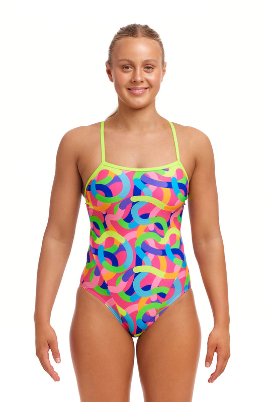 Funkita Women's Curly Wurly Single Strap One Piece
