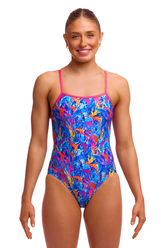 Funkita Women's Dragons Den Single Strap One Piece