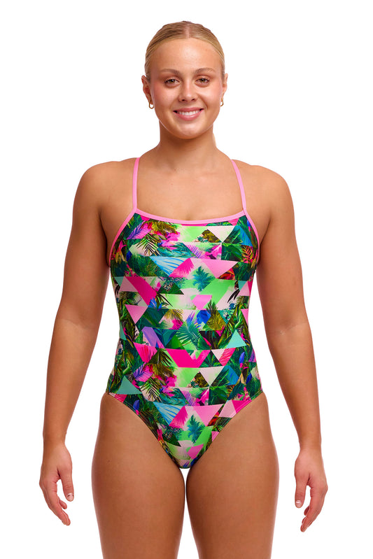 Funkita Women's Sub Lime Single Strap One Piece