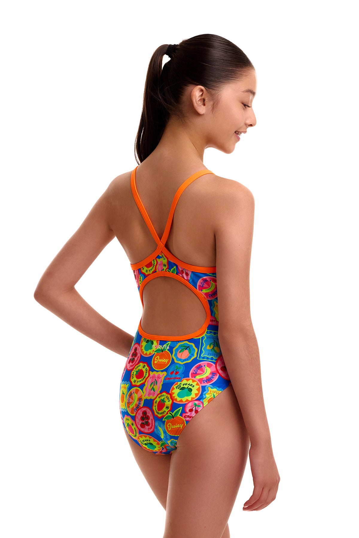 Funkita Girls Five Serves Diamond Back One Piece