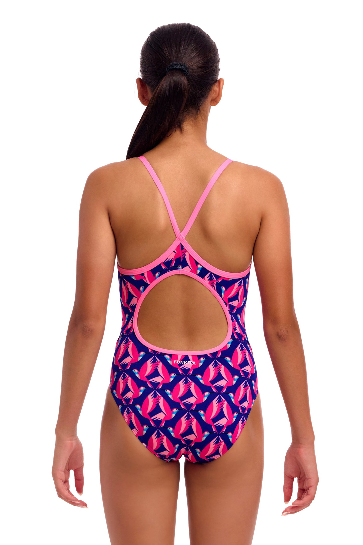 Maillot une pièce Funkita Lost Ocean Diamond Back pour filles