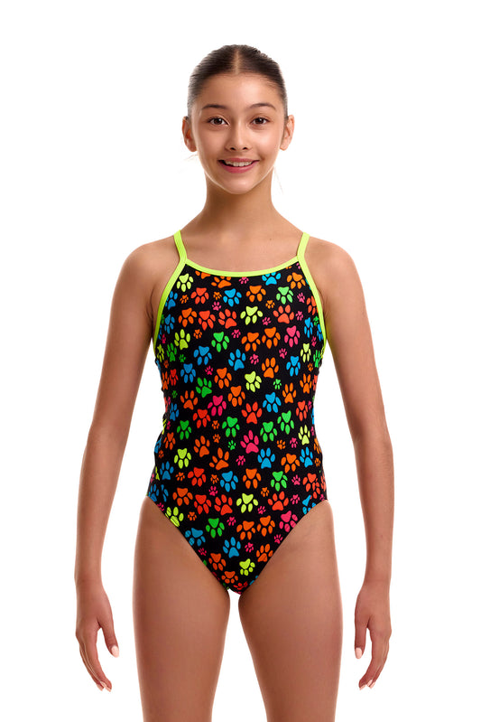 Funkita Girls Pawsome Diamond Back One Piece