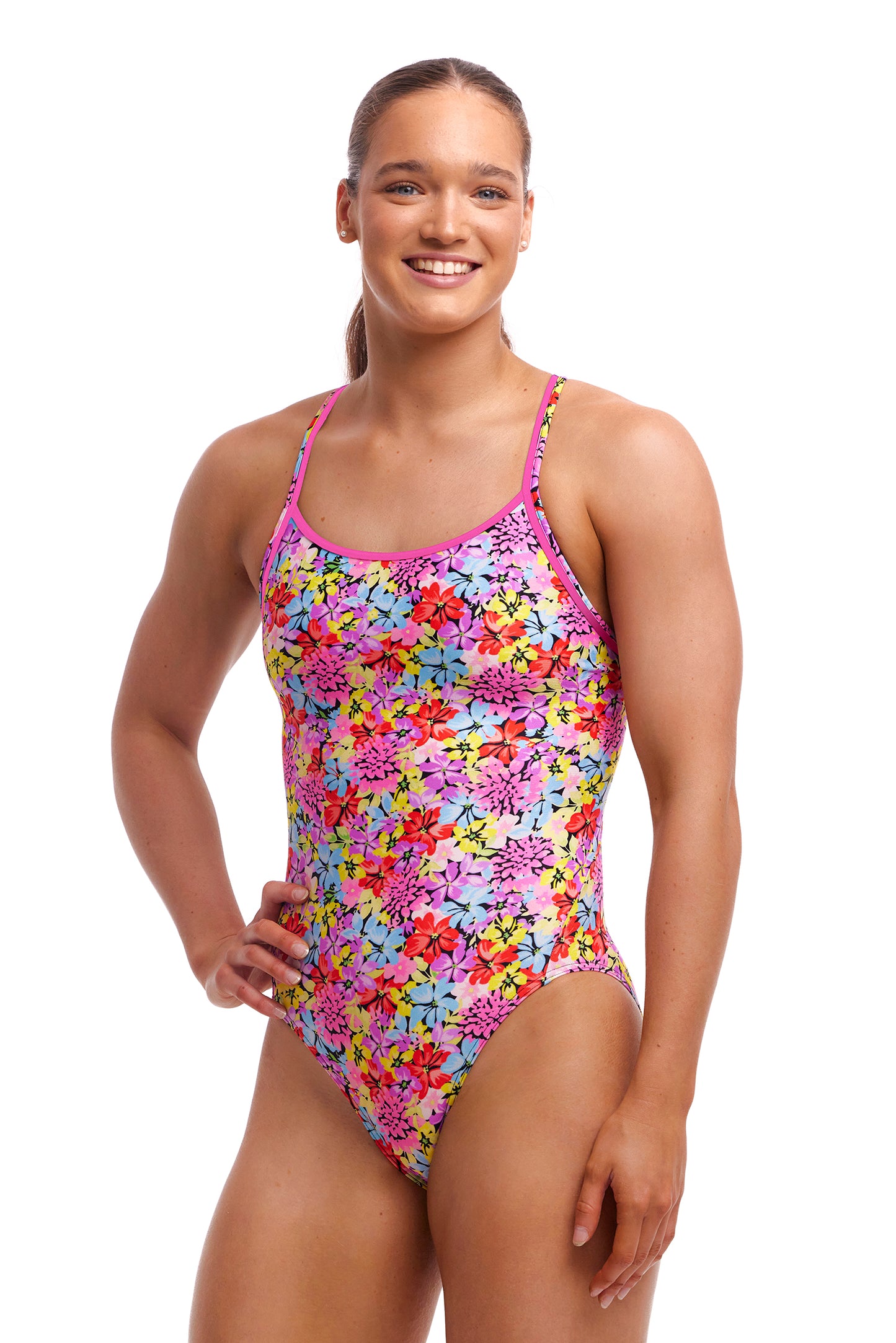 Funkita Women's Summer Nights Diamond Back One Piece All4Swim
