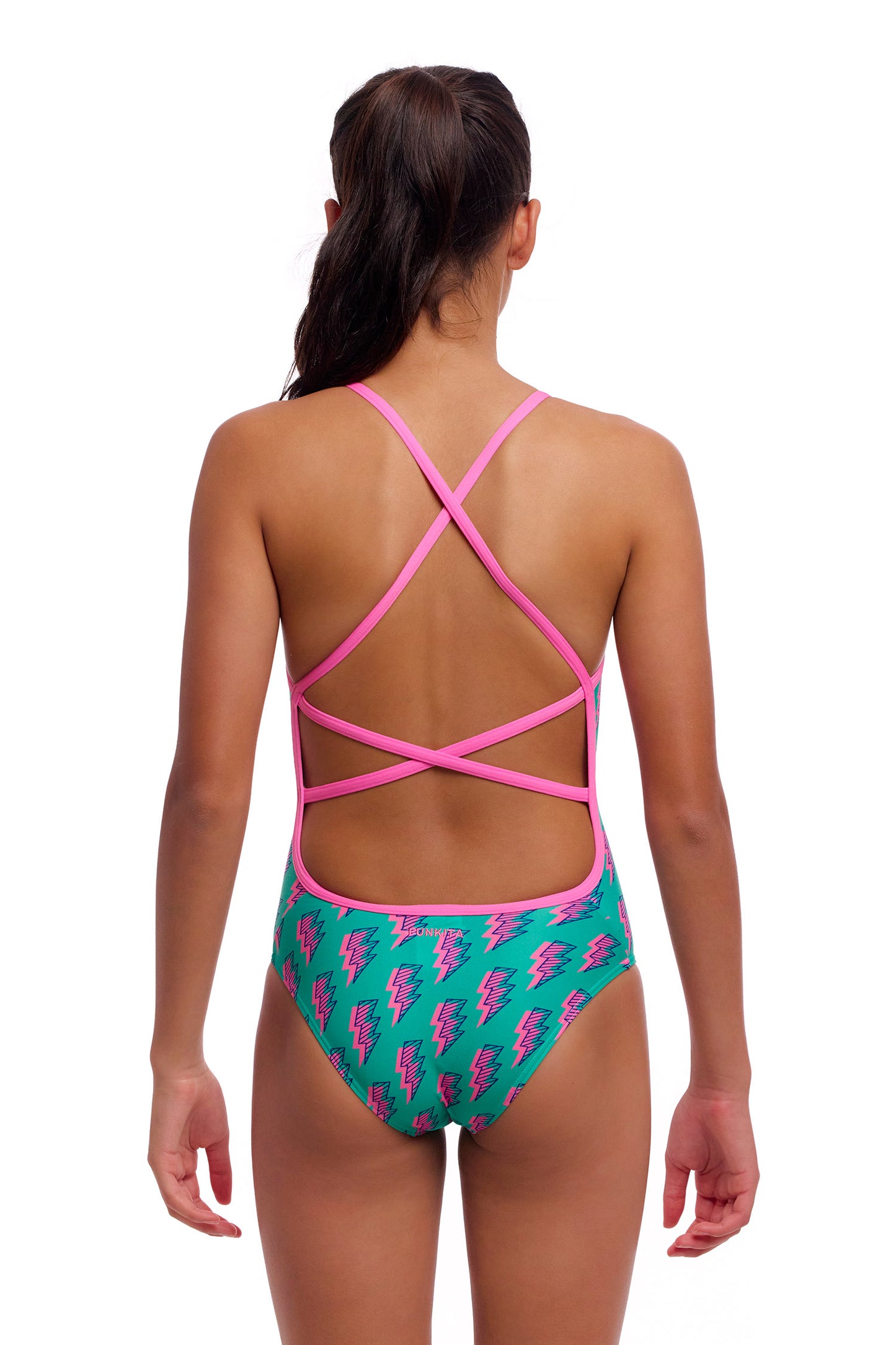 Funkita Girls Zip Zap Strapped In One Piece - All4Swim