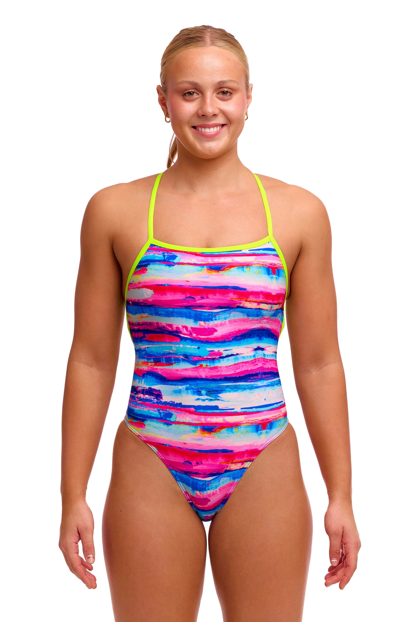 Funkita Women's  Colour Cutaway Strapped In One Piece