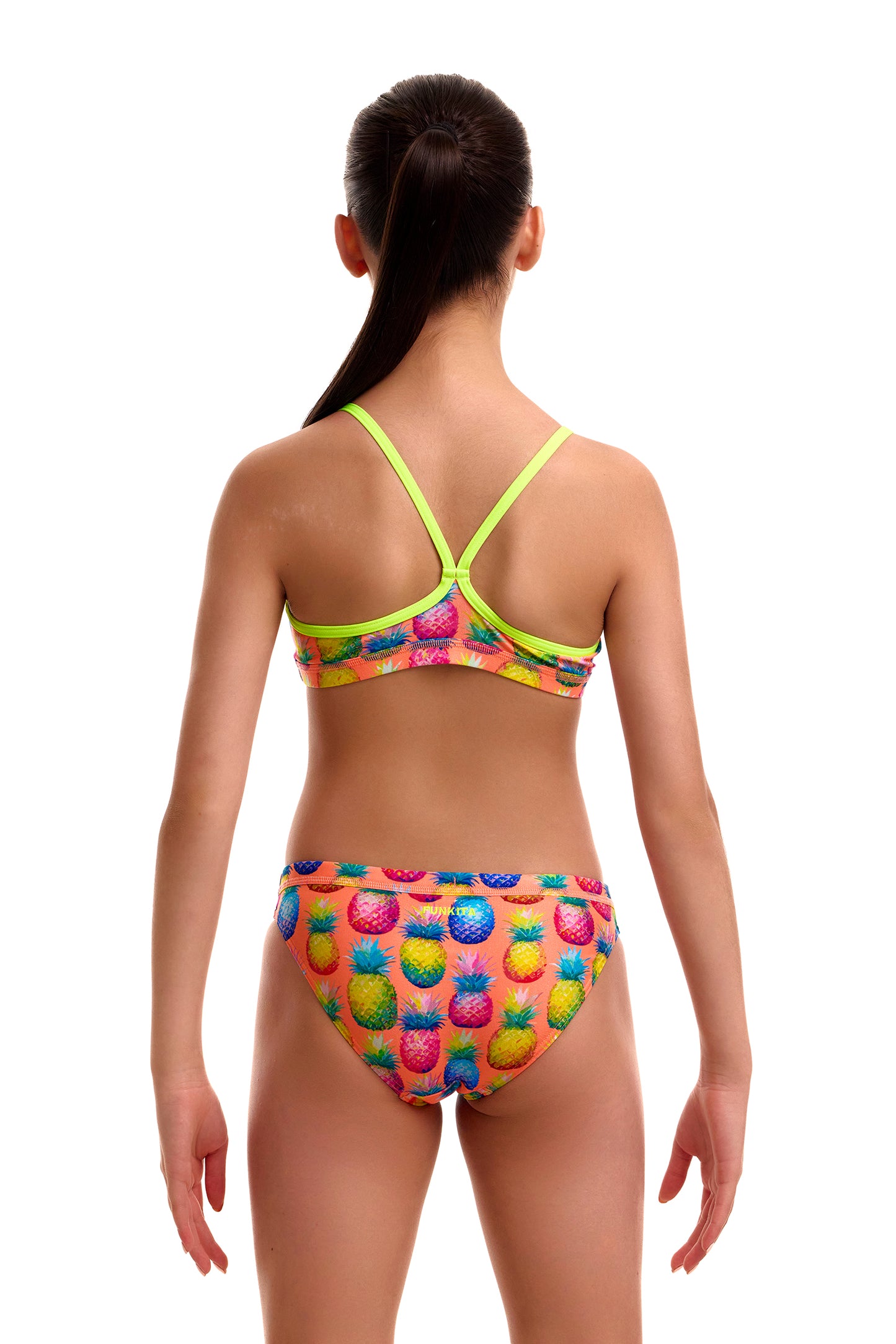 Funkita Girls Pinky Piney Racerback Two Piece
