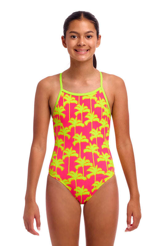 Funkita Girls Sweet Coconuts Tie Me Tight One Piece