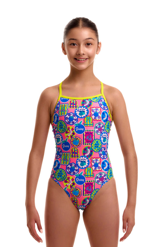Funkita Girls Zesty Besty Tie Me Tight One Piece
