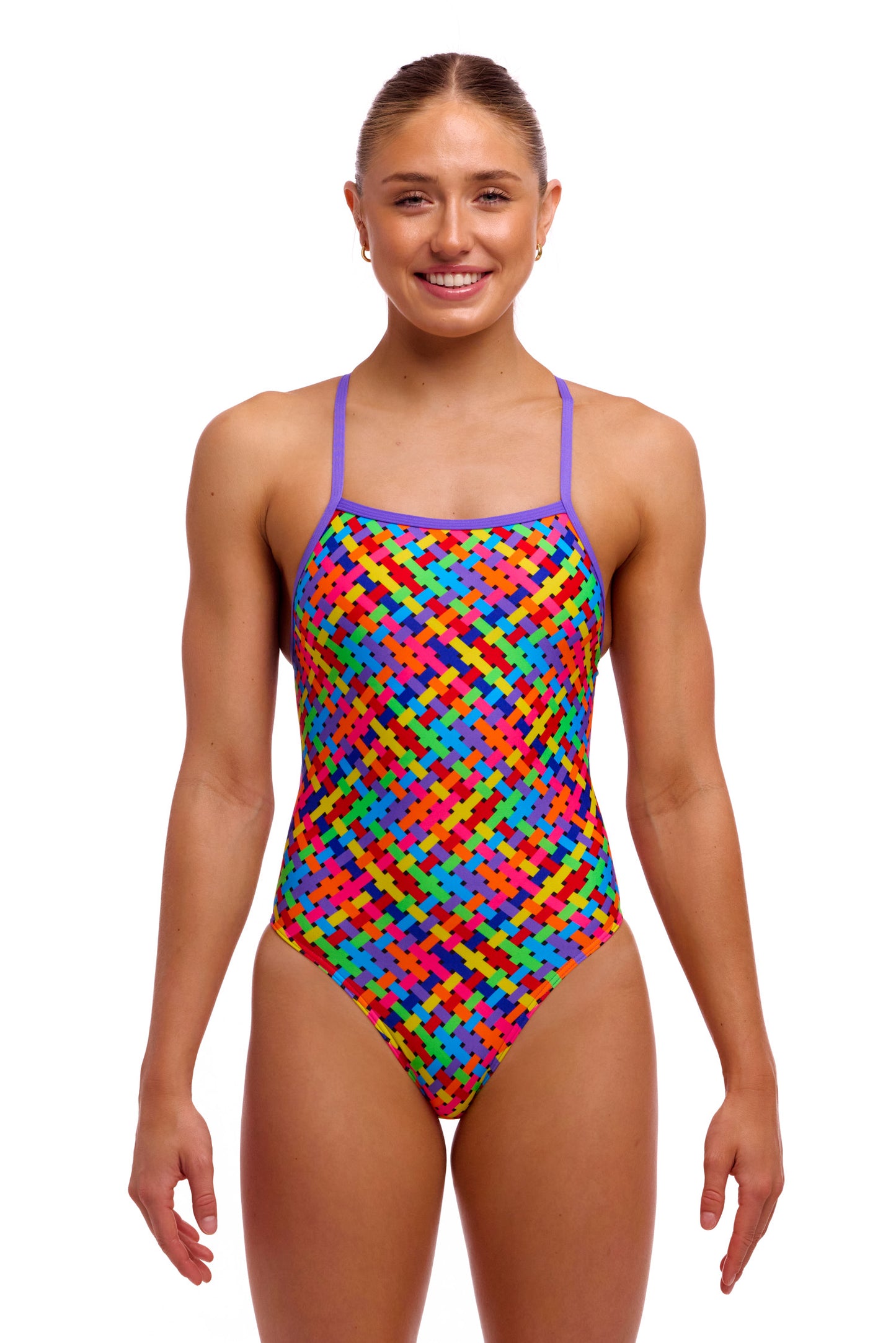Maillot une-pièce moulant Funkita Flying Fiesta pour femme