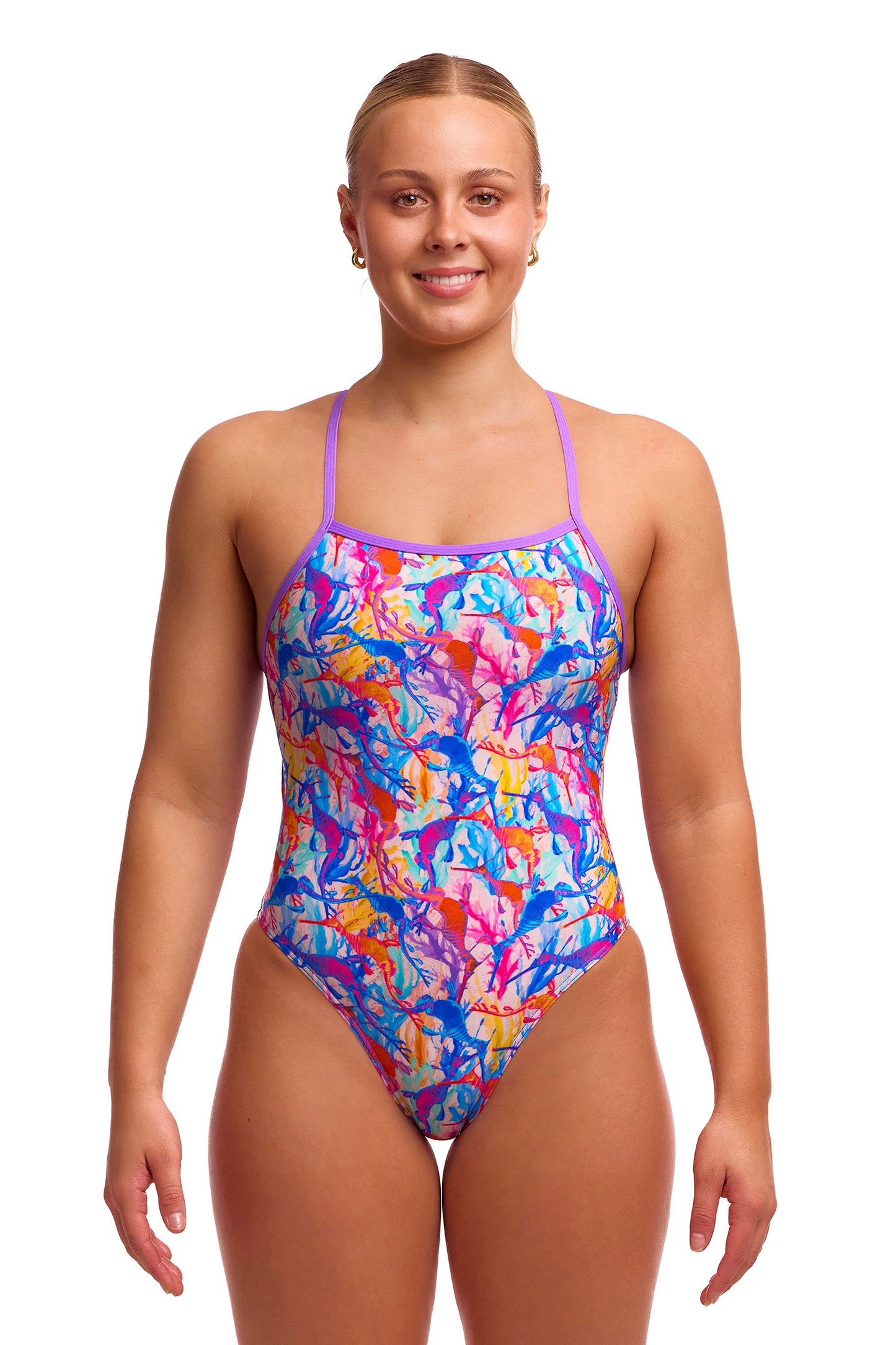 Maillot une-pièce moulant Funkita Flying Fiesta pour femme