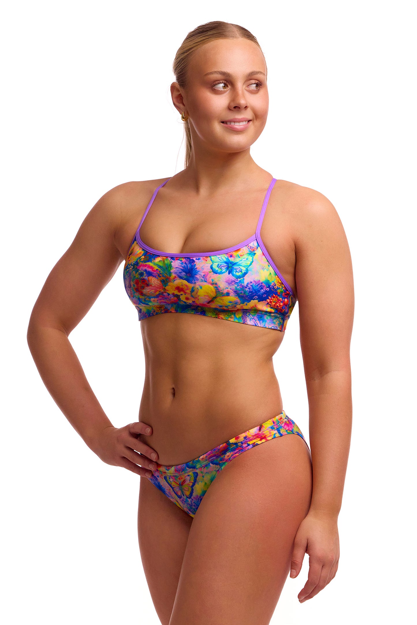 Haut court de bain Funkita Copper Cluster pour femme - Haut uniquement