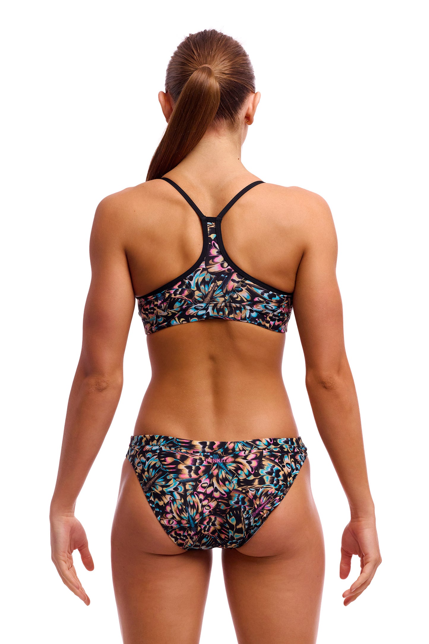 Funkita Women's Copper Cluster Swim Crop Top - Top Only