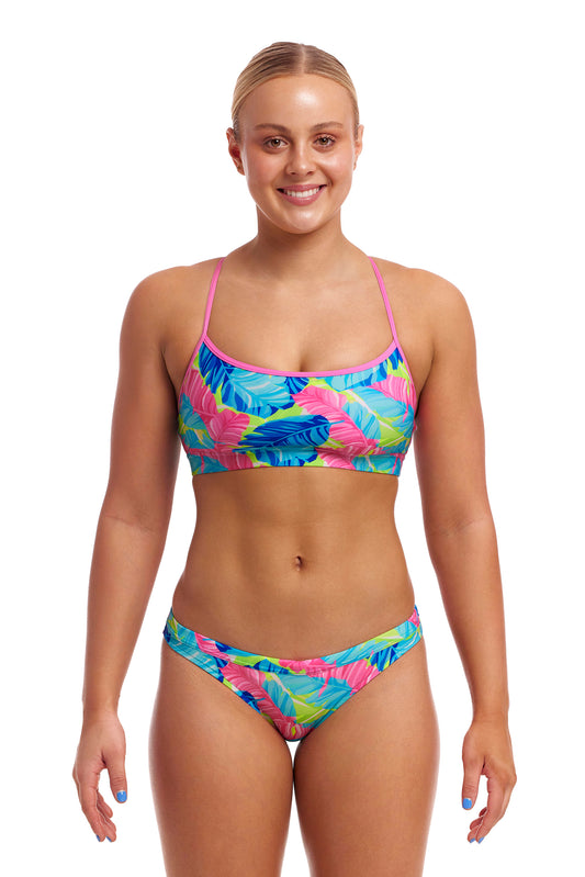 Funkita Women's I'm Leaving Swim Crop Top - Top Only