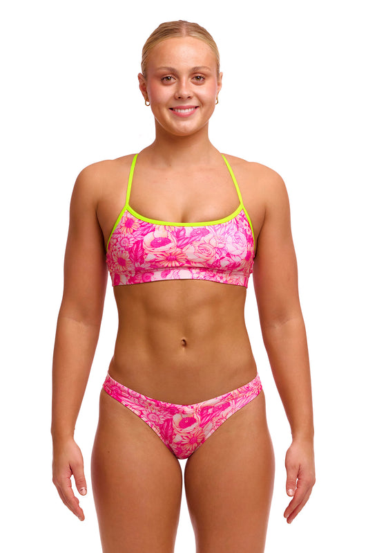 Funkita Women's Rosie Cheeky Swim Crop Top - Top Only