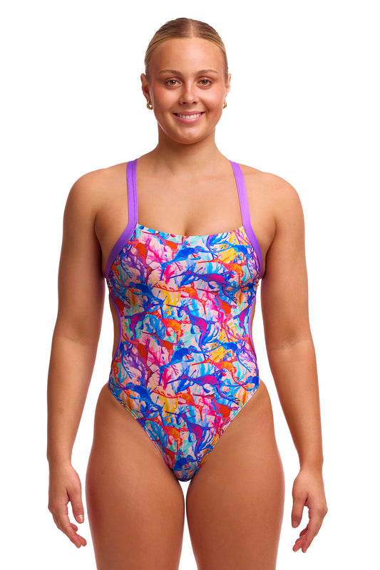 Maillot une pièce Funkita Nord Stream Single Strength pour femme