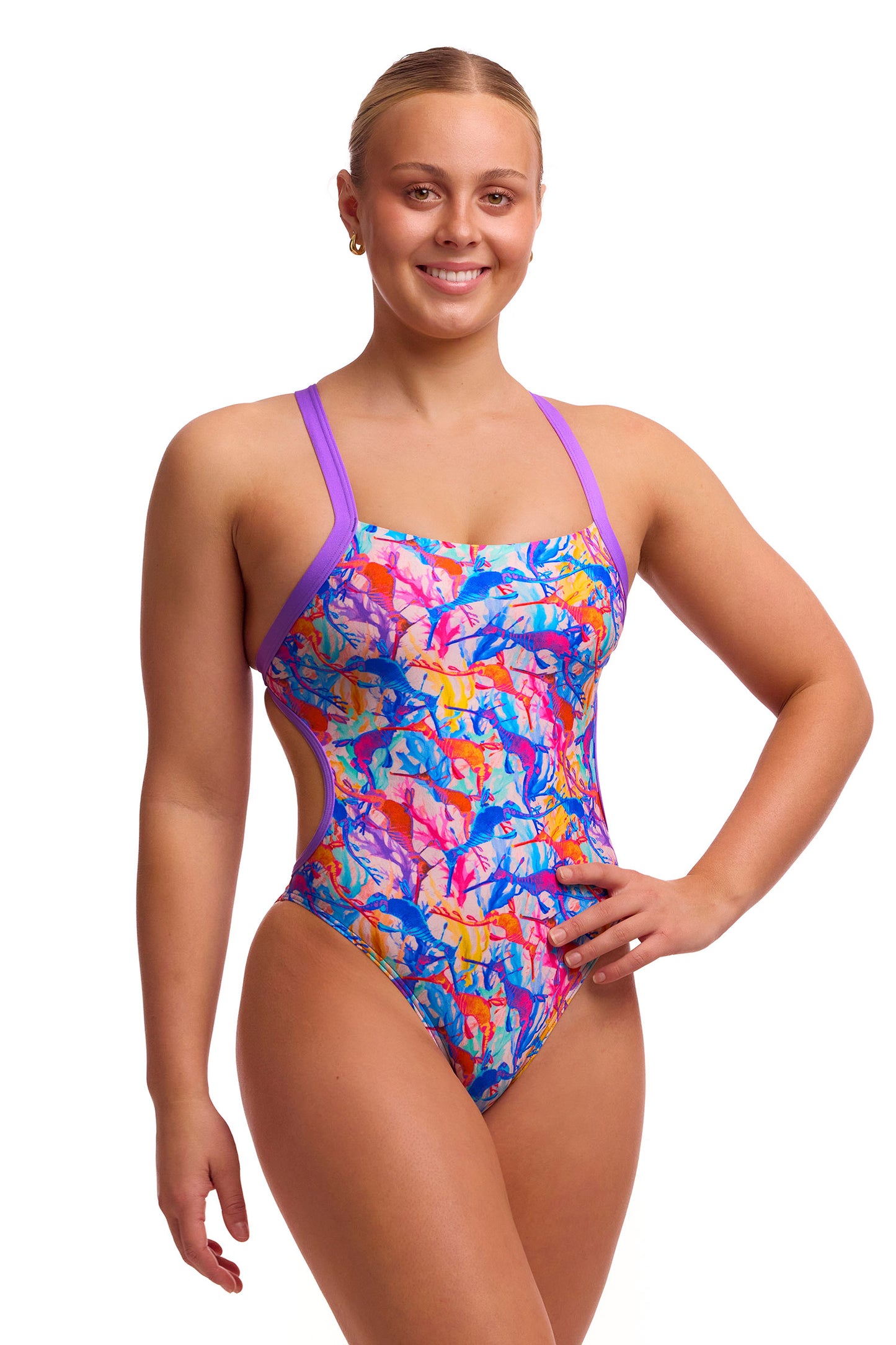 Maillot une pièce Funkita Nord Stream Single Strength pour femme