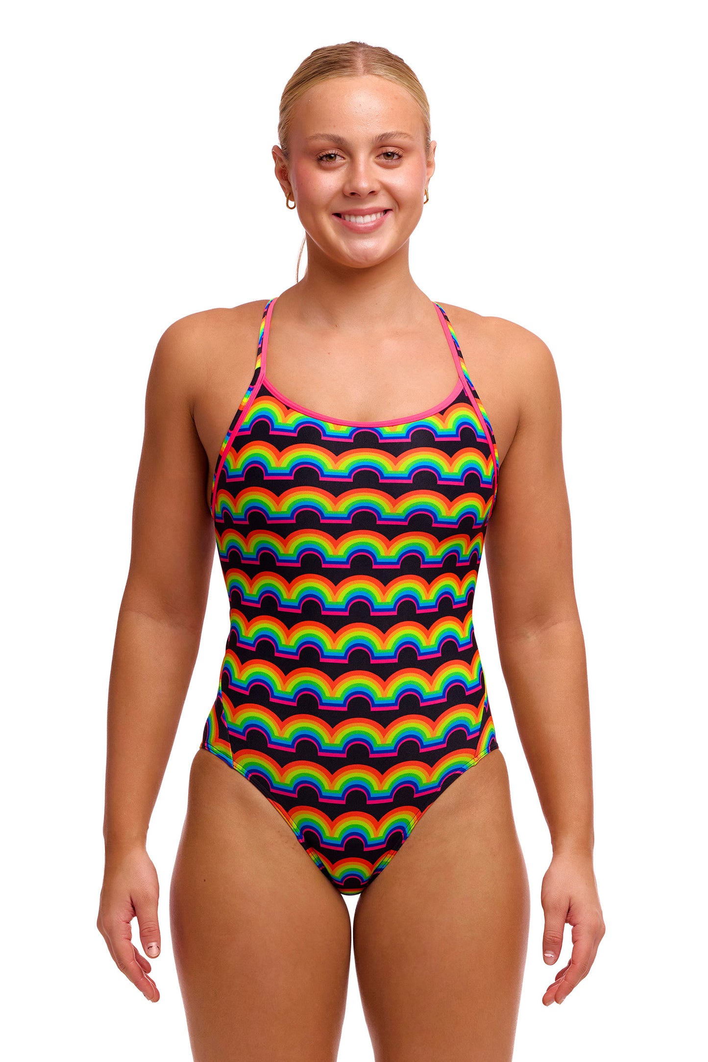 Funkita Women's Rainbowie Diamond Secure One Piece