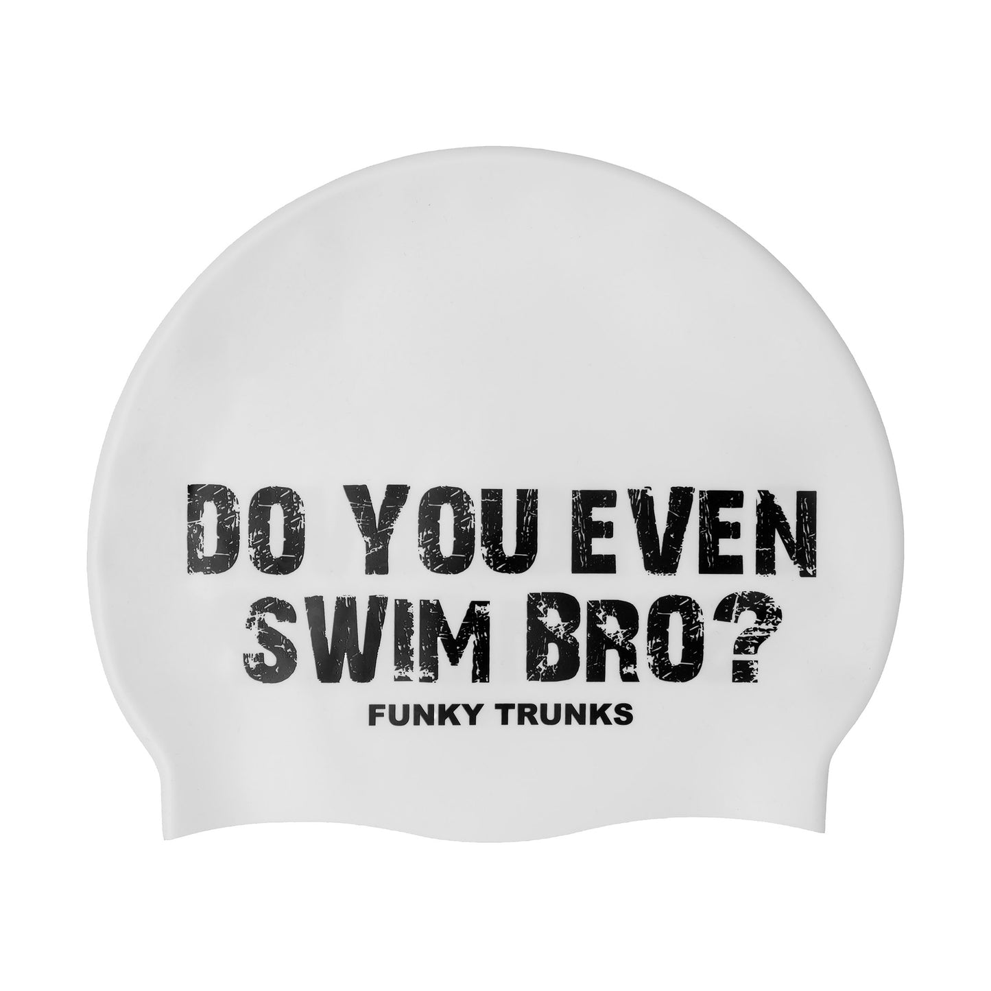 Funky Trunks White Swim Bro Swim Hat