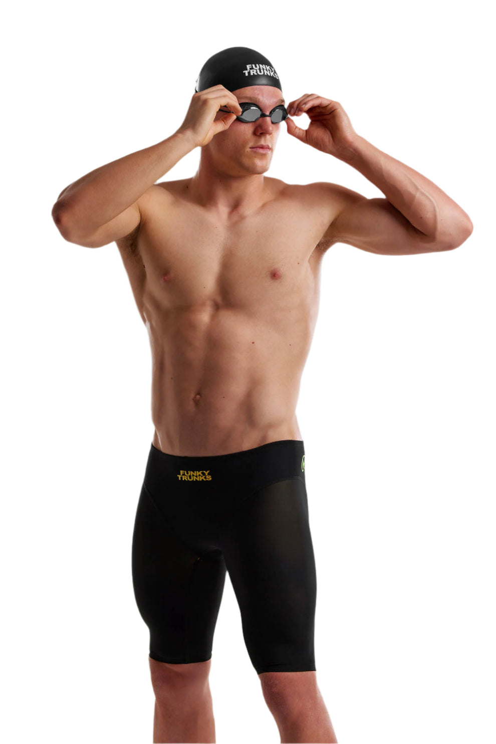 Vipers Boxing Trunks Funky Trunks Men's Apex Viper Jammer - Black Attack - All4Swim