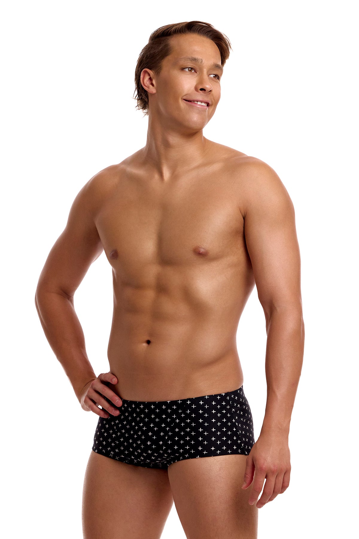 Funky Trunks Men's Be Positive Classic Trunks