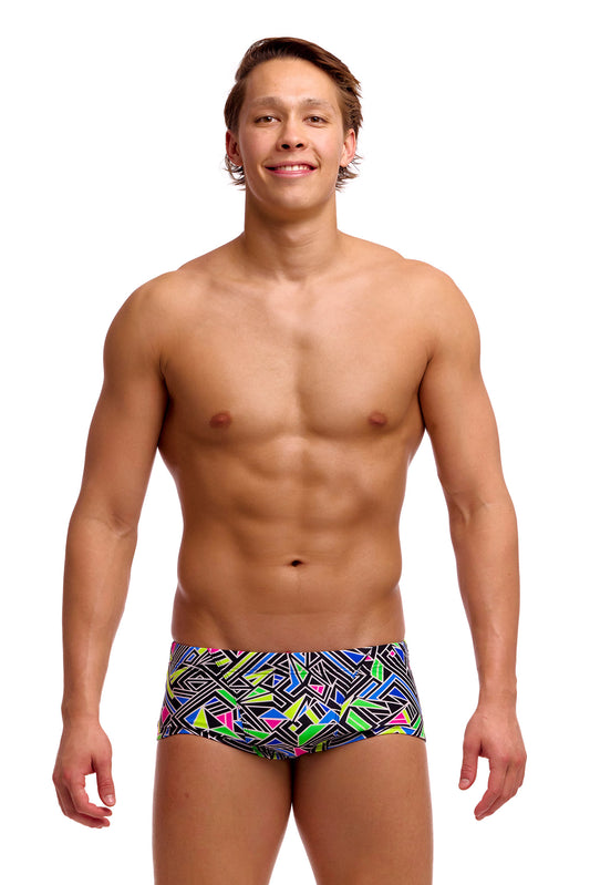 Funky Trunks Men's Bits of Peace Classic Trunks