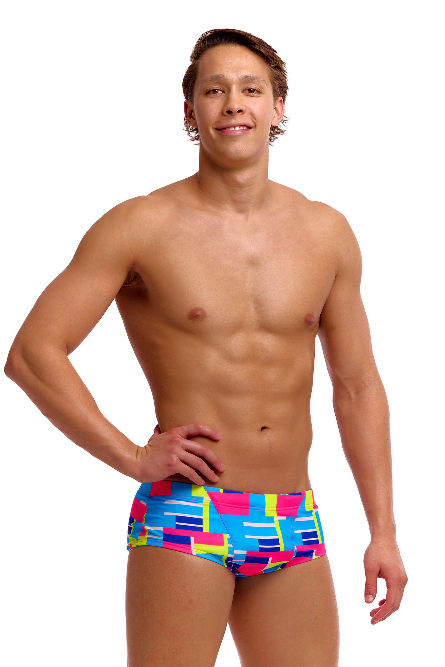 Funky Trunks Men's Blok Tok Classic Trunks