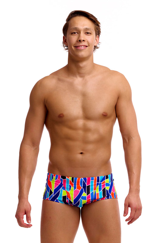 Funky Trunks Men's Fault Lines Classic Trunks