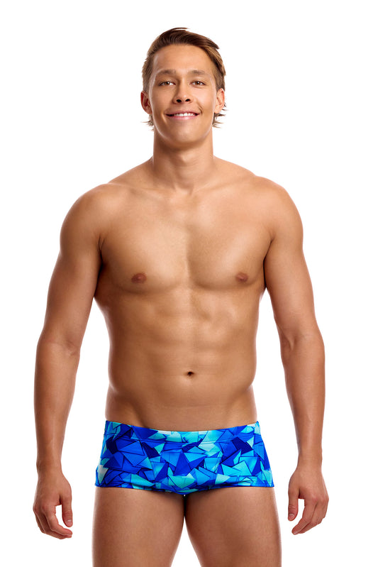 Funky Trunks Men's Try Blue Classic Trunks
