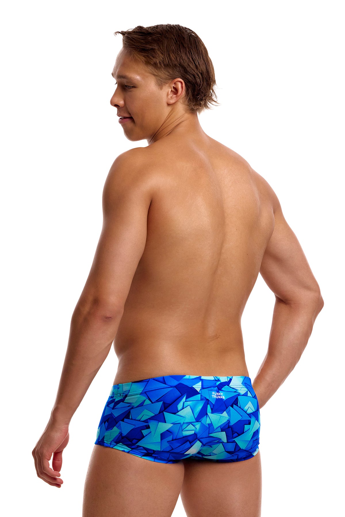 Funky Trunks Men's Try Blue Classic Trunks