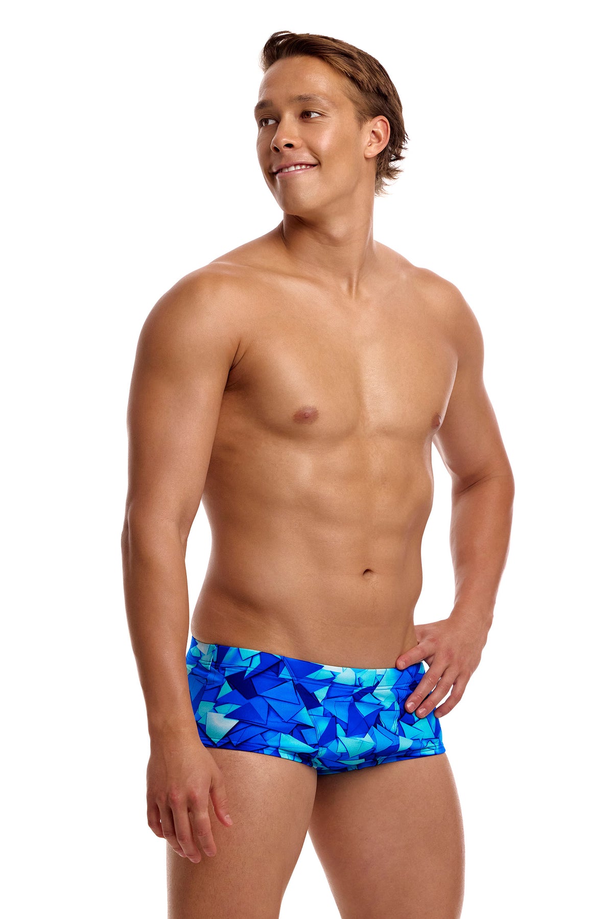 Funky Trunks Men's Try Blue Classic Trunks
