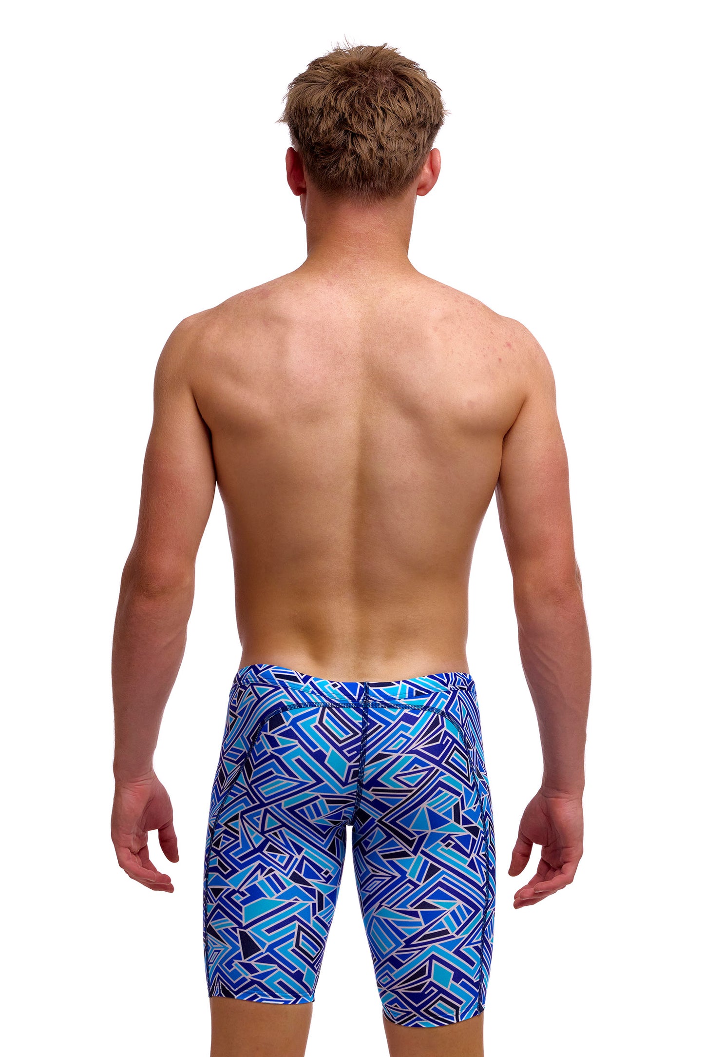 Funky Trunks Boys Blue Bits Training Jammers