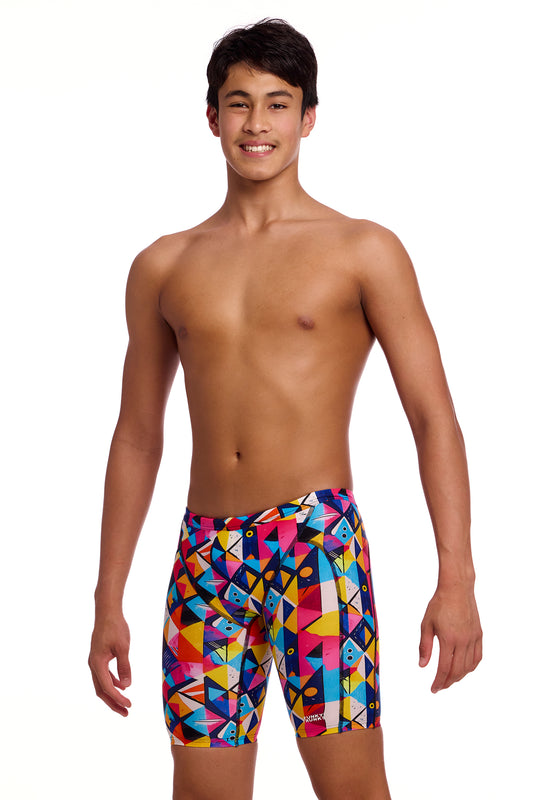 Funky Trunks Boys Broken Blox Training Jammers