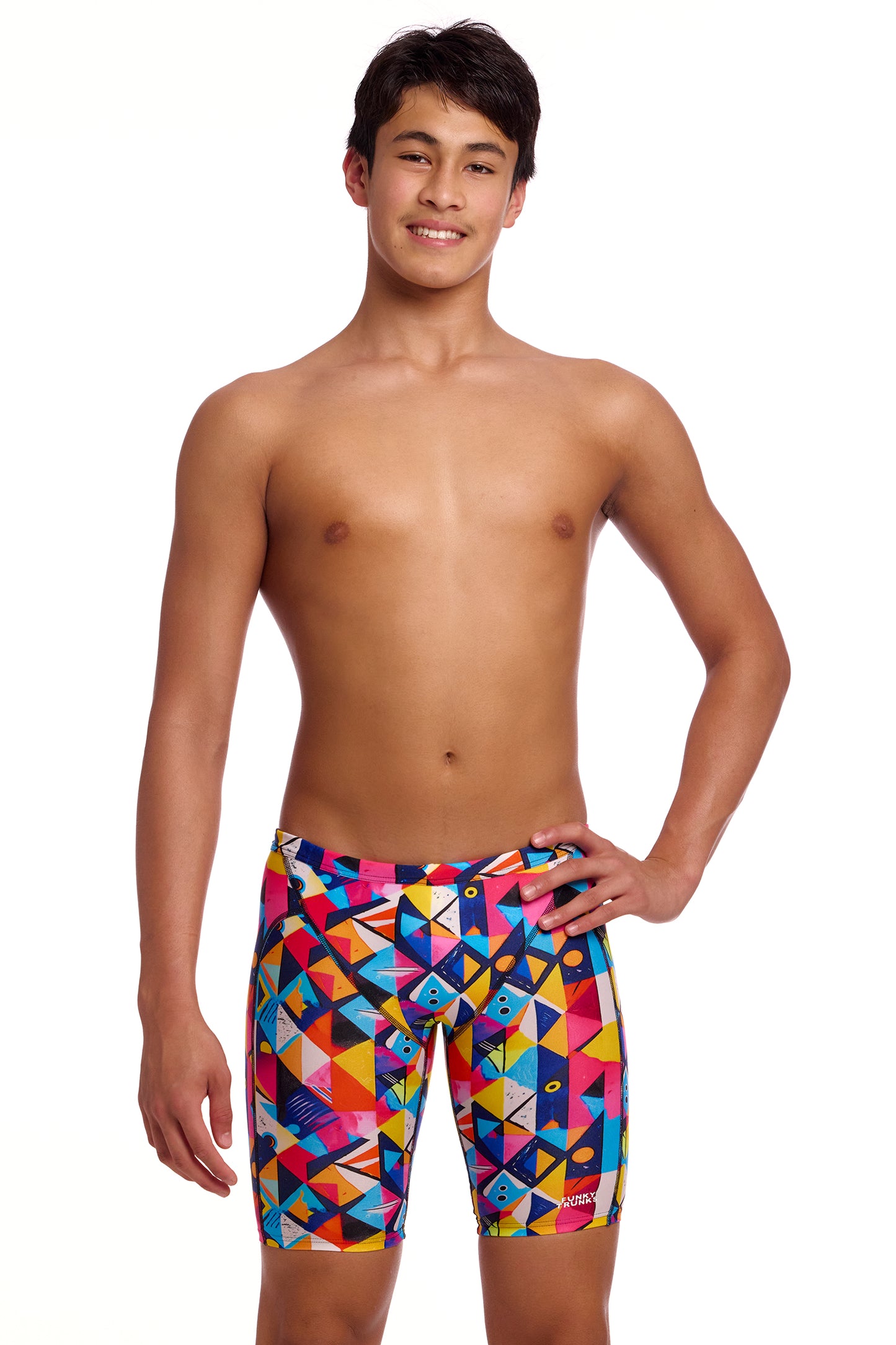 Funky Trunks Boys Broken Blox Training Jammers