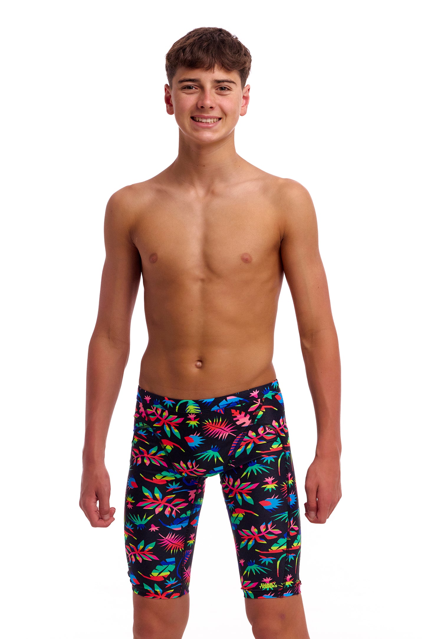 Funky Trunks Boys Lost Leaf Training Jammers