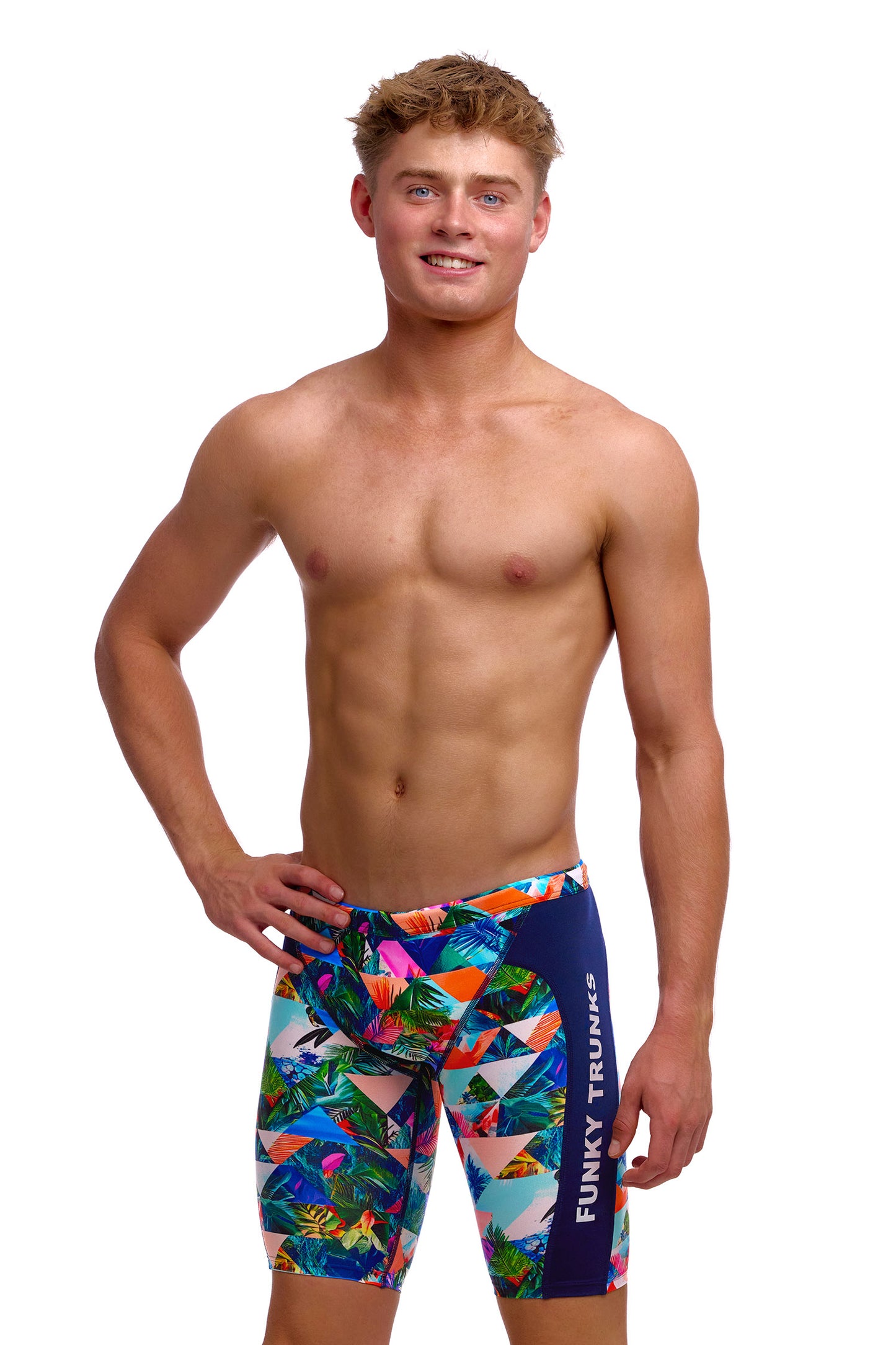 Funky Trunks Boys Palm Prism Training Jammers