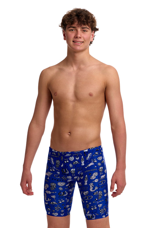 Funky Trunks Boys Scratchy Training Jammers