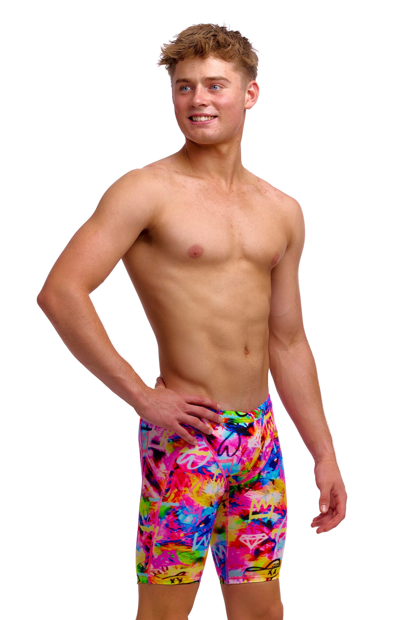 Funky Trunks Boys Tag Her Training Jammers