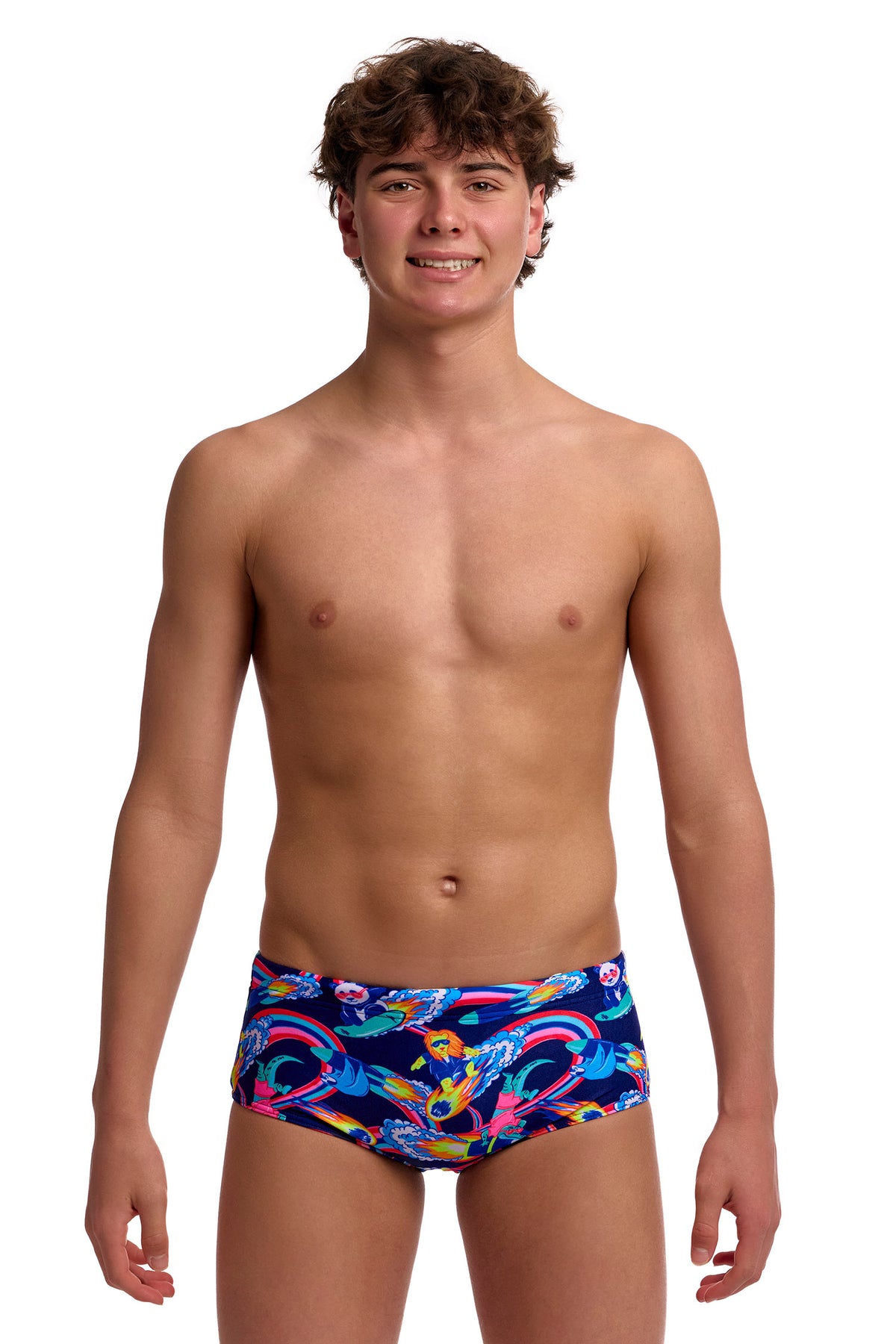 Funky Trunks Boys Blast Buddies Sidewinder Trunks