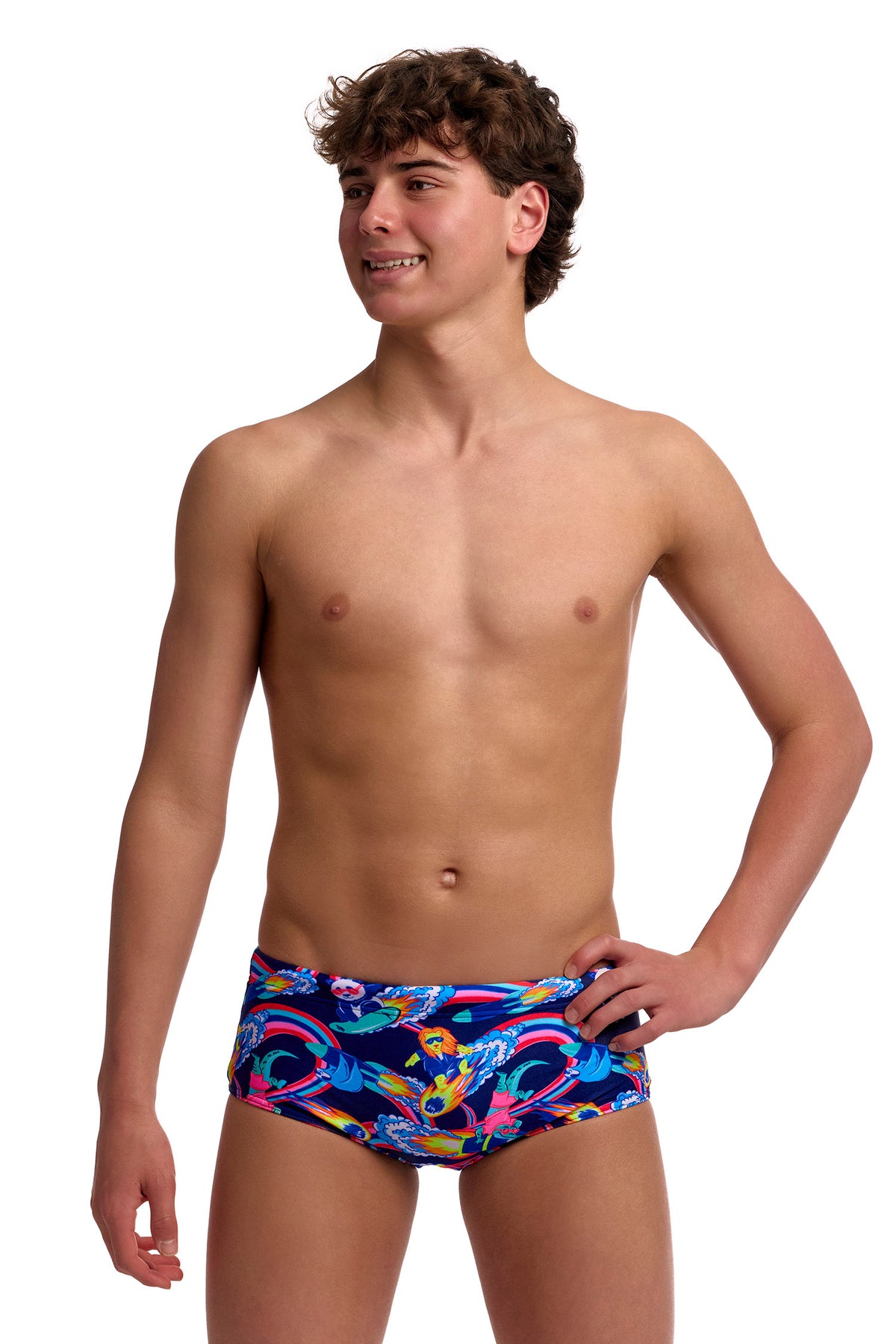 Funky Trunks Boys Blast Buddies Sidewinder Trunks