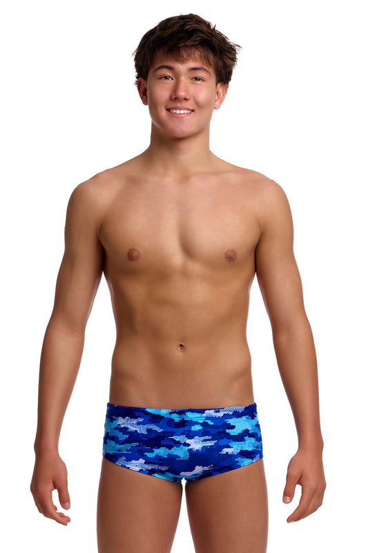Funky Trunks Boys Clean Machine Sidewinder Trunks