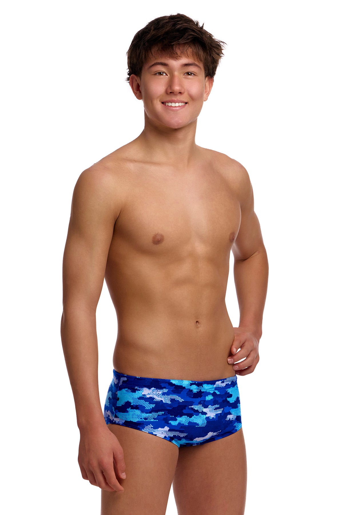 Funky Trunks Boys Clean Machine Sidewinder Trunks