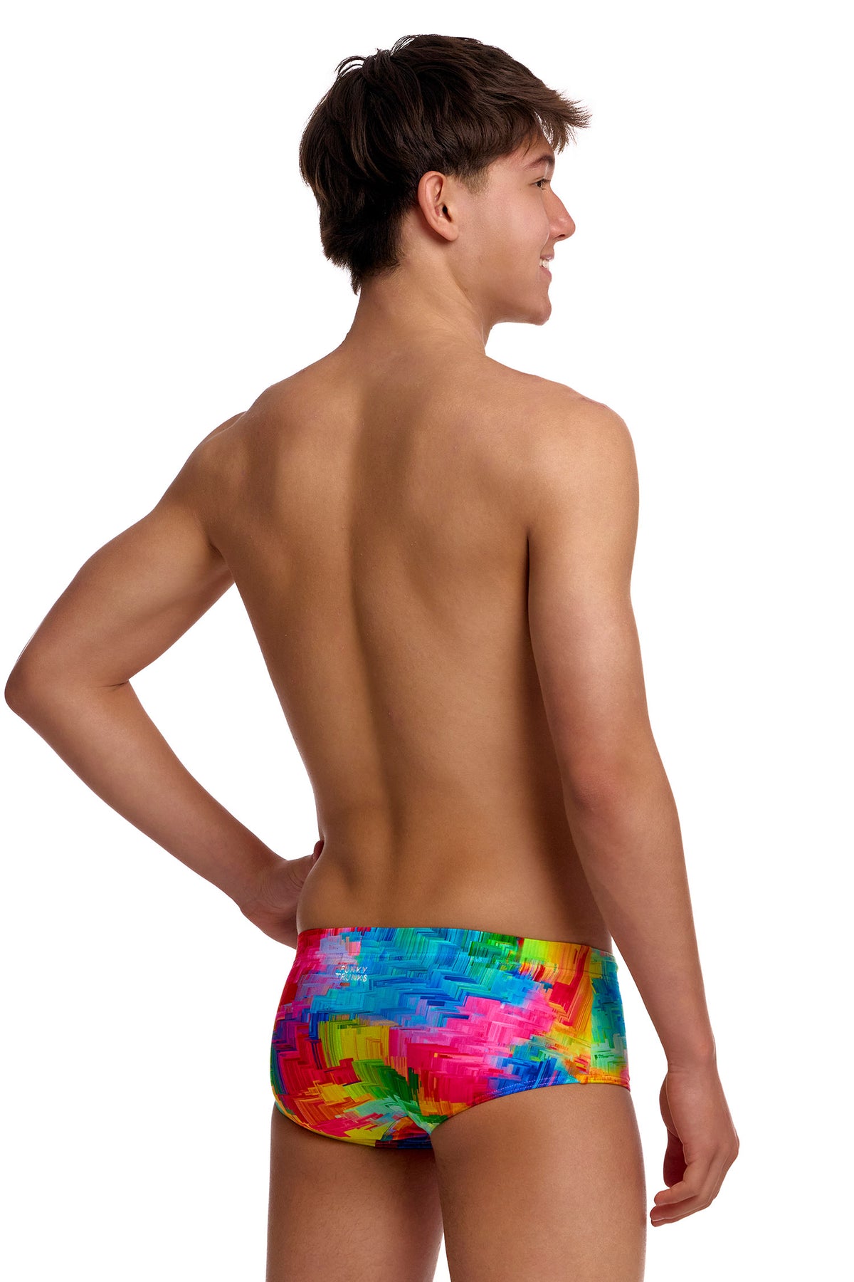 Funky Trunks Boys Falling Colours Sidewinder Trunks